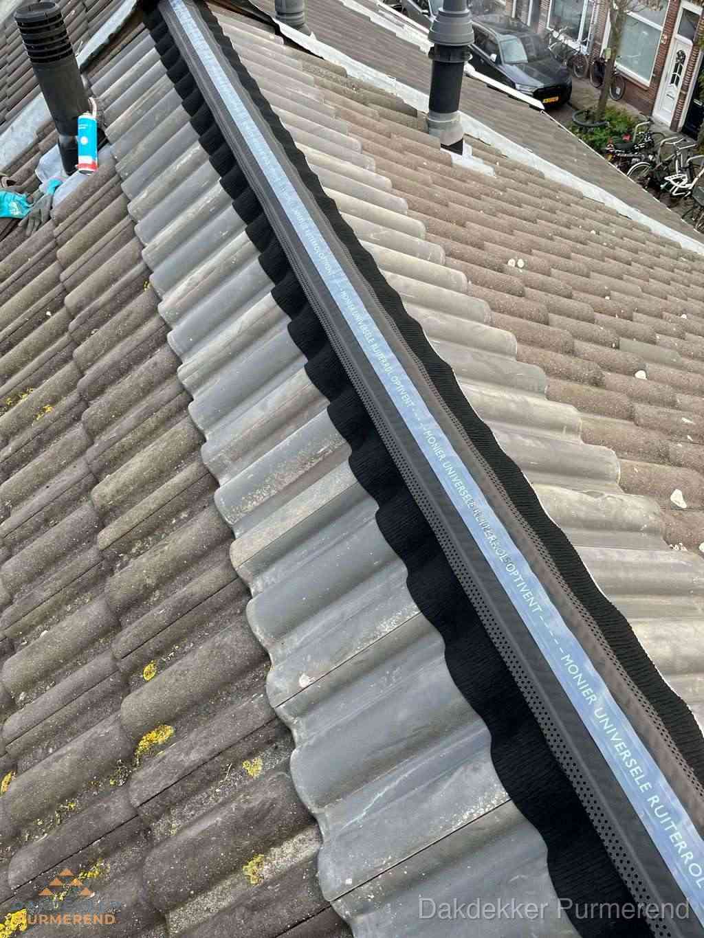 Dakrenovatie plat dak met bitumen dakbedekking in Purmerend