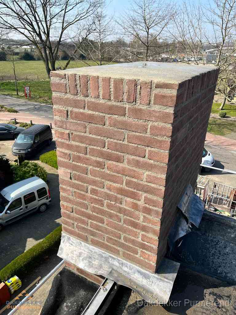 Schoorsteen Metselwerk Lood Purmerend